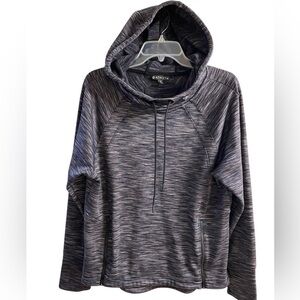 Athleta hoodie‎ spacedye grey thumb holes Medium